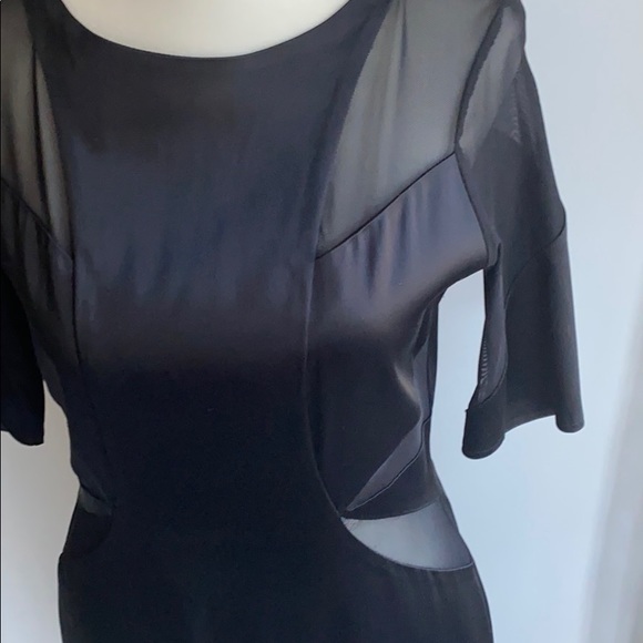 Bailey 44 heavy satin cut out dress - Picture 2 of 4